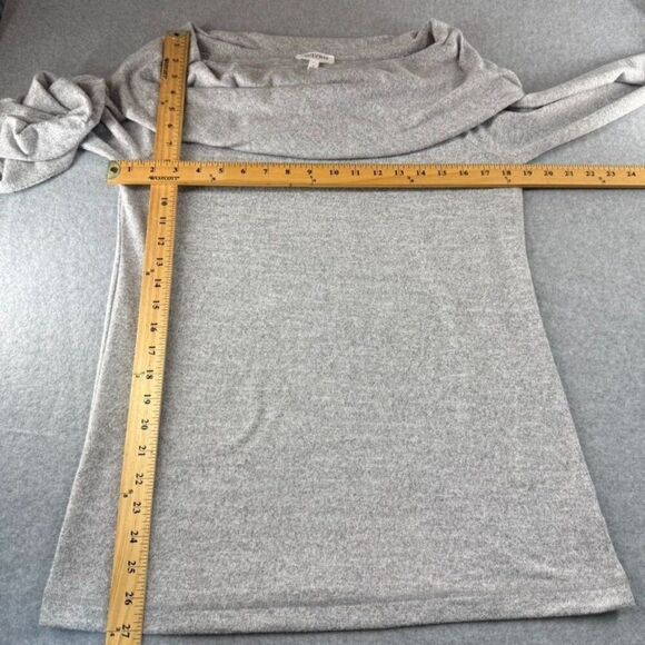 Haven Well Within Size Small Gray Sweater Cowl Neck Long Sleeve Wide Neck Womens - Picture 6 of 10